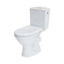 Set vas WC stativ Cersanit, Roma New, cu rezervor si capac inclus